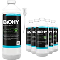 BiOHY Desatascador (6 botellas de 1 litro) + Dosificador | Líquido- limpiador de desagües altamente concentrado…